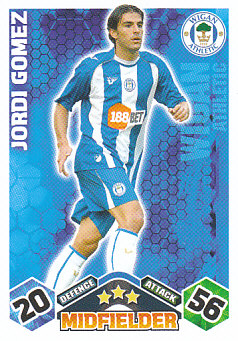 Jordi Gomez Wigan Athletic 2009/10 Topps Match Attax #340